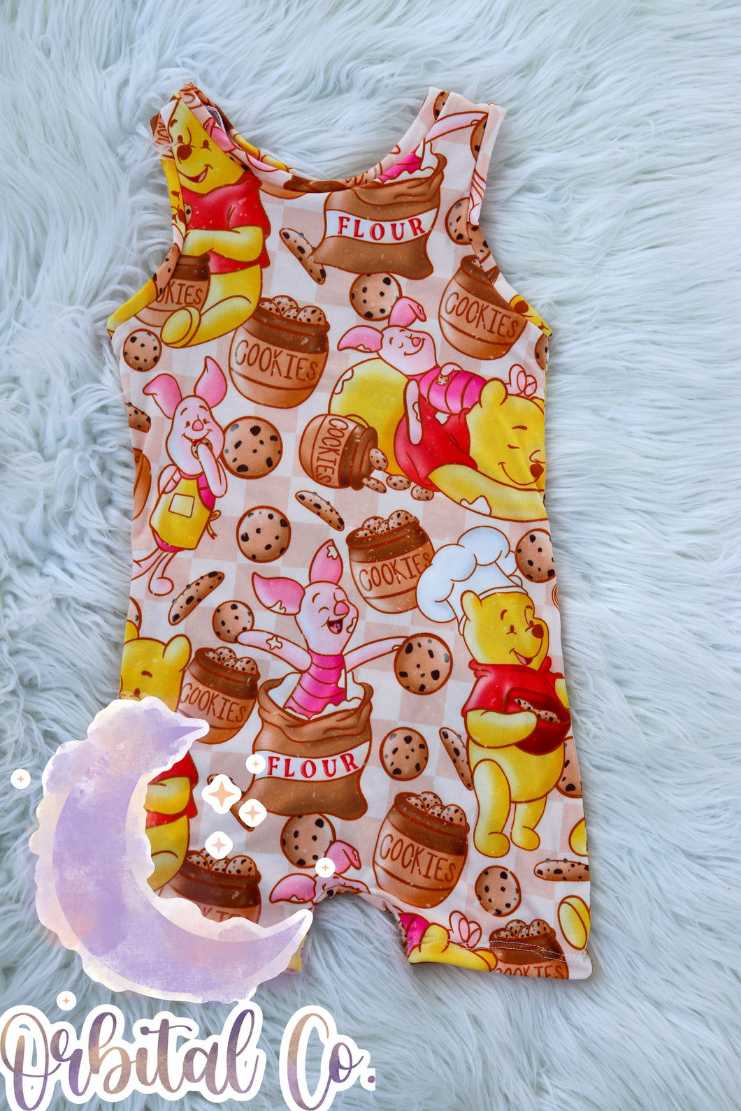 Baking Bear tank romper