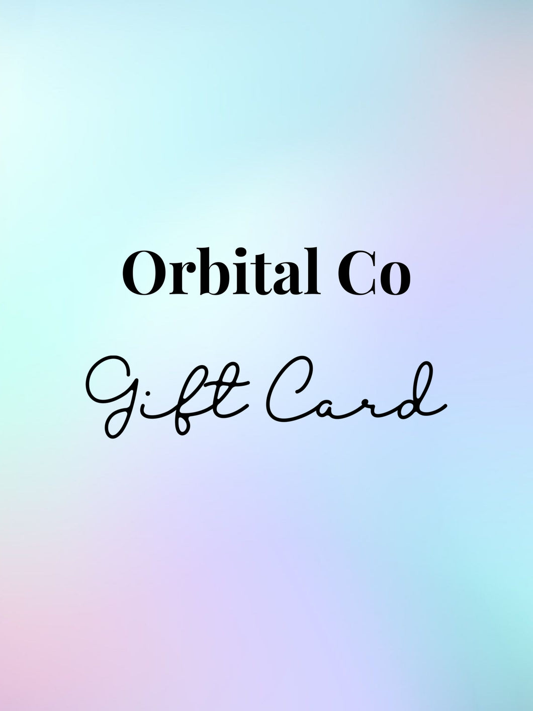 Orbital Co Gift Card